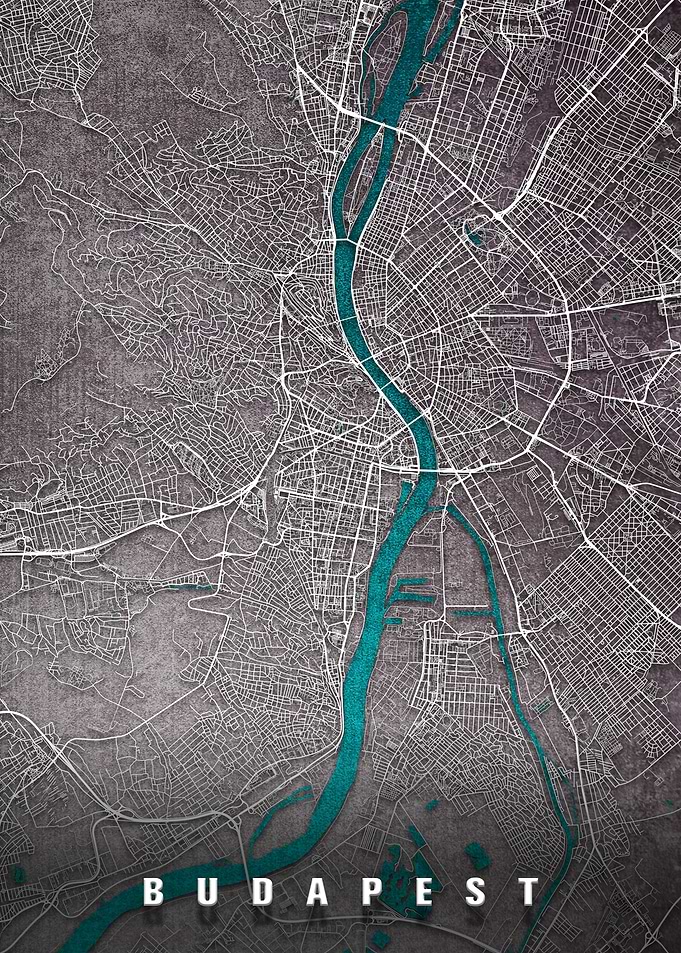 Budapest City Map