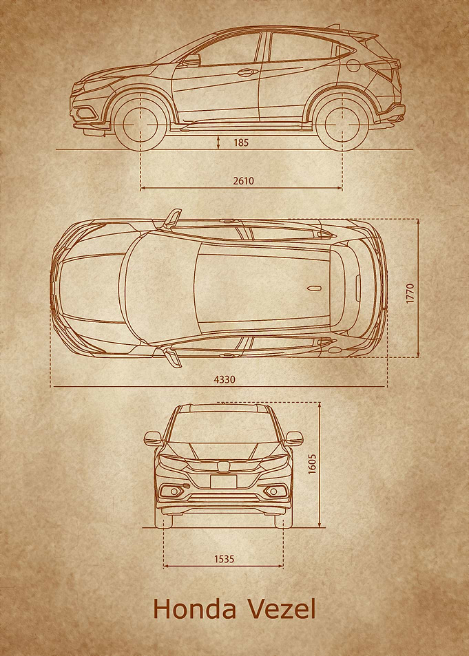 Honda Vezel 2020 old