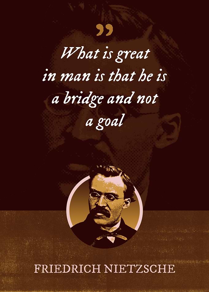 What is great in man is