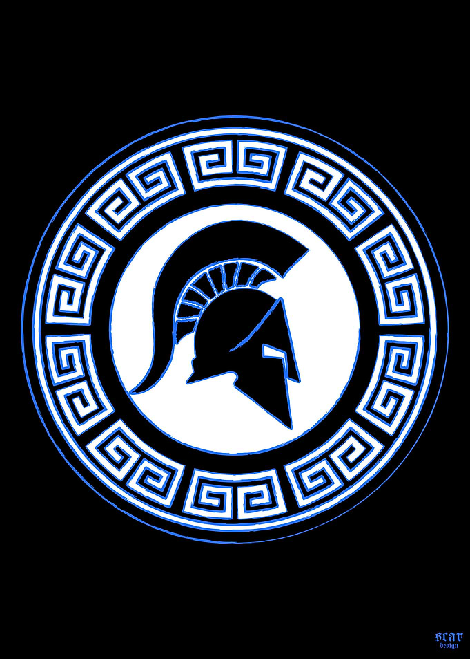 Spartan Warrior Shield