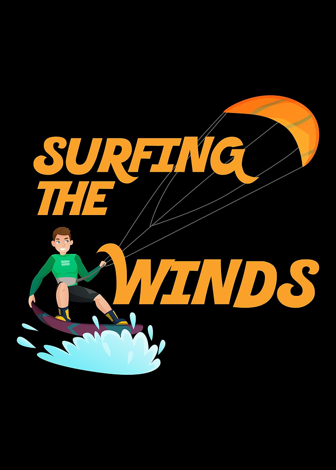 Funny kite surfing gift qu