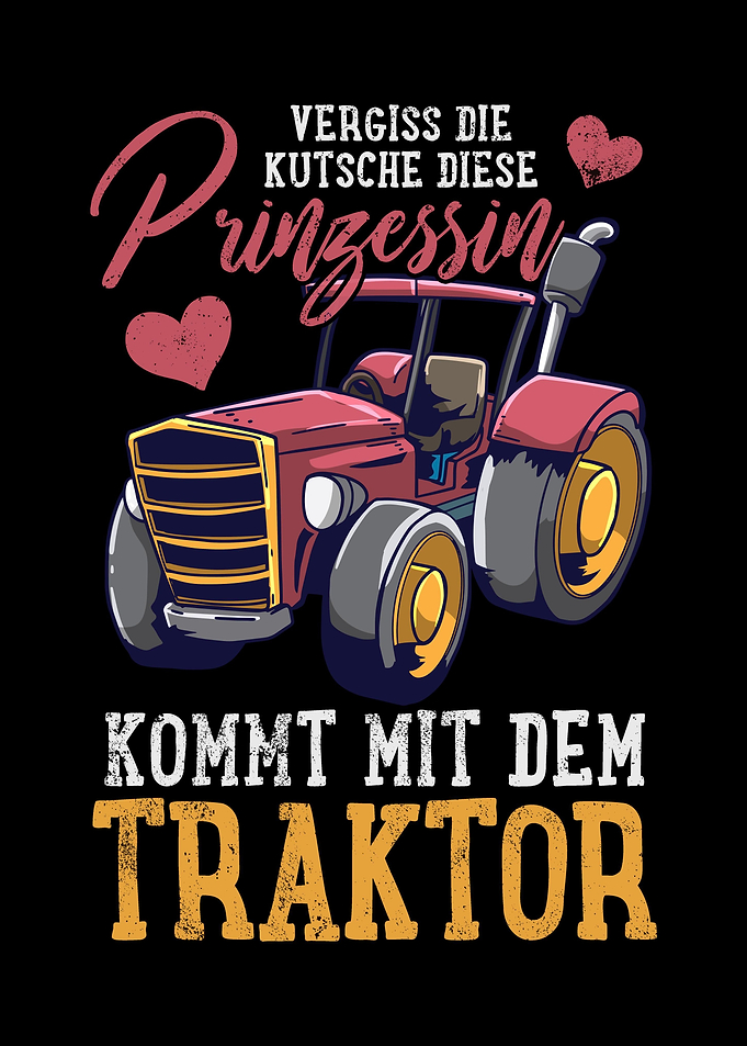 Tractor Farming Girl