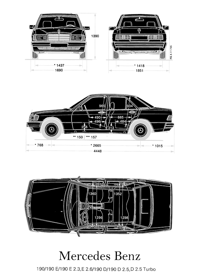 Mercedes Benz 190 E turbo
