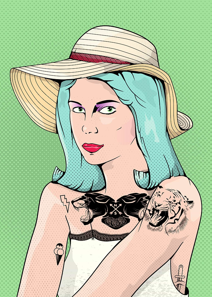 Tattooed Woman
