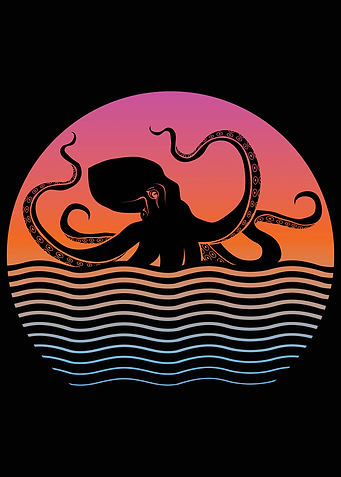 Octopus sunset