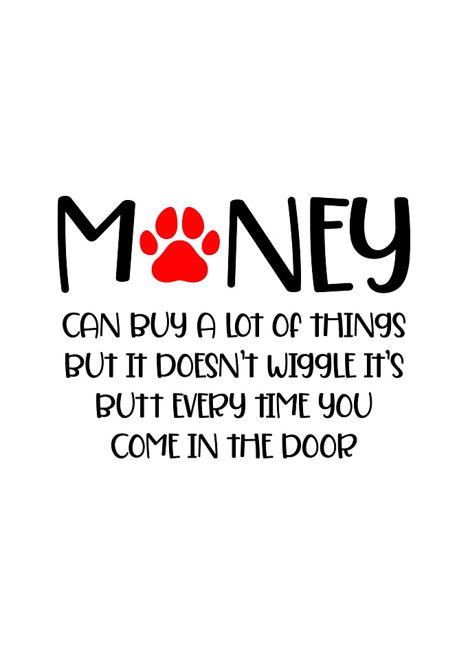 Funny Dog Quote Wall Art