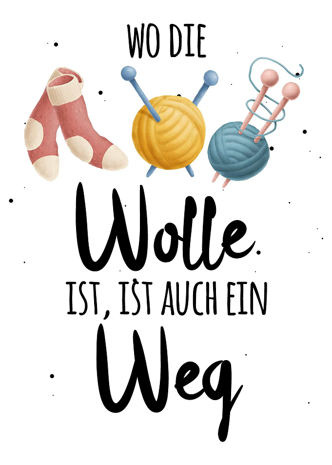 Stricken Spruch Oma