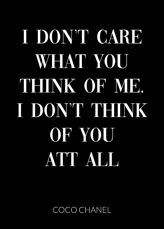 Coco Chanel Quote