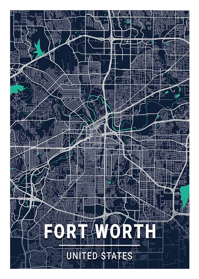 Fort Worth Blue Dark Color