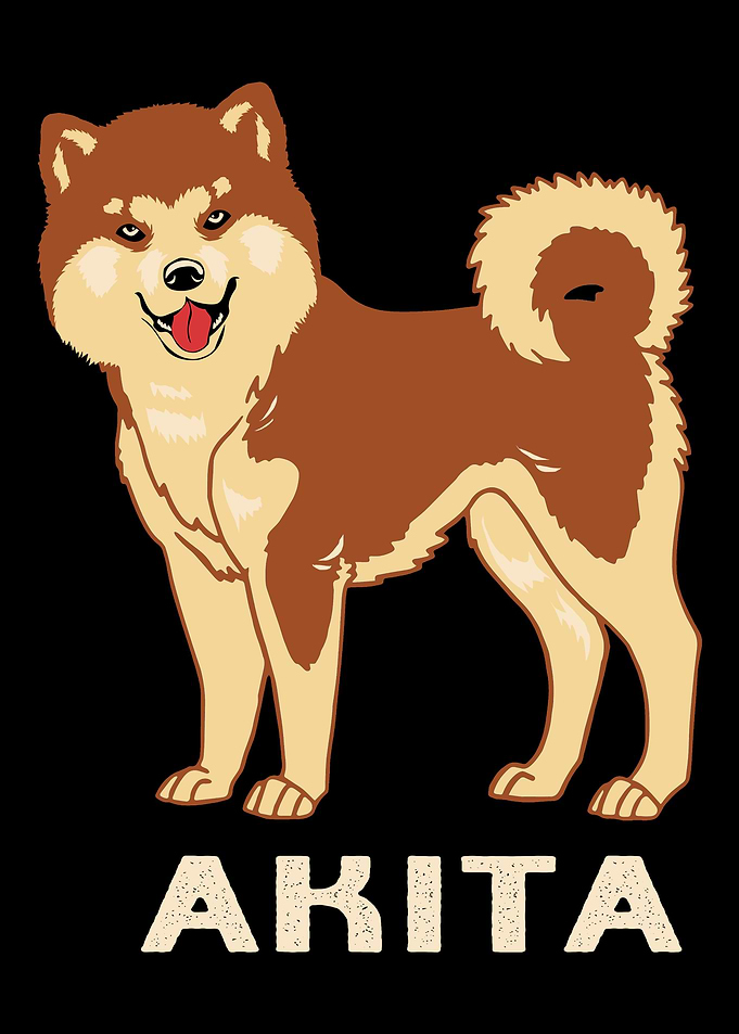 Akita Dog Cute Inu