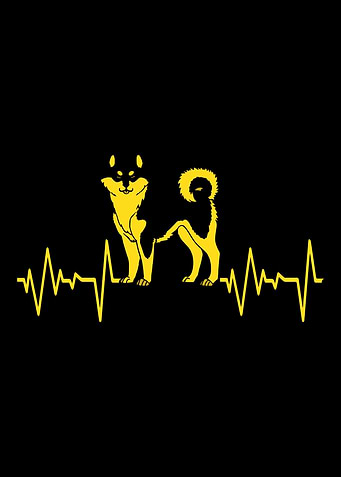 Akita Dog Heartbeat