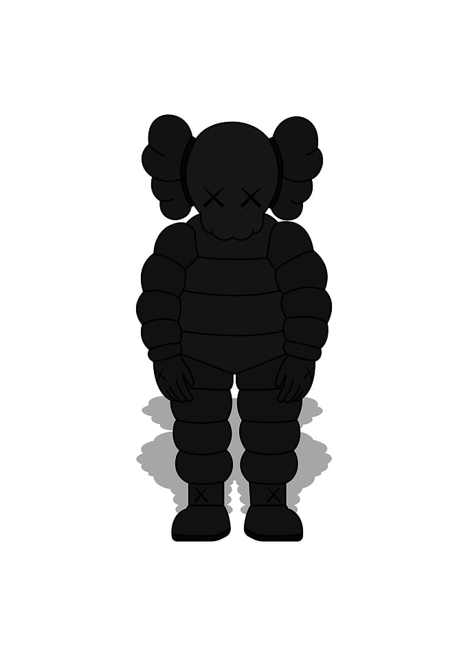 KAWS What Party Black