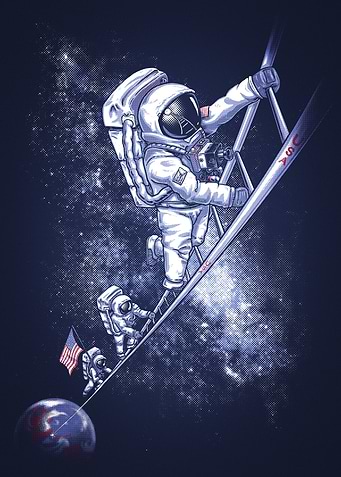 July 1969 Space Ladder