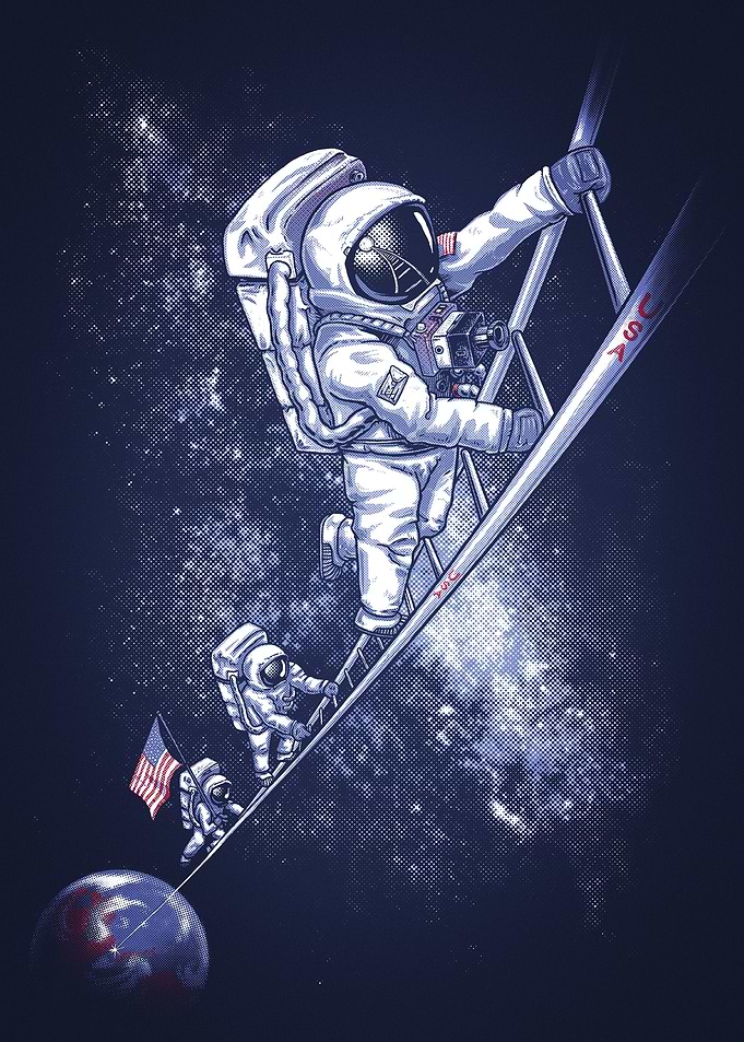 July 1969 Space Ladder