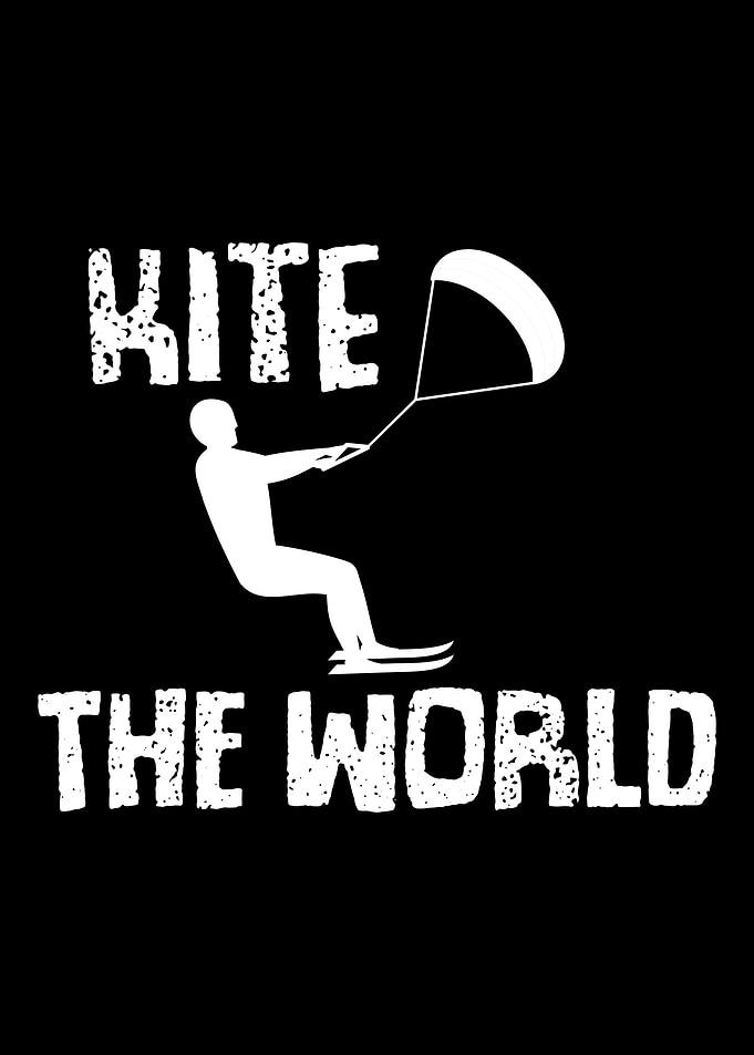 Funny kite surfing gift qu