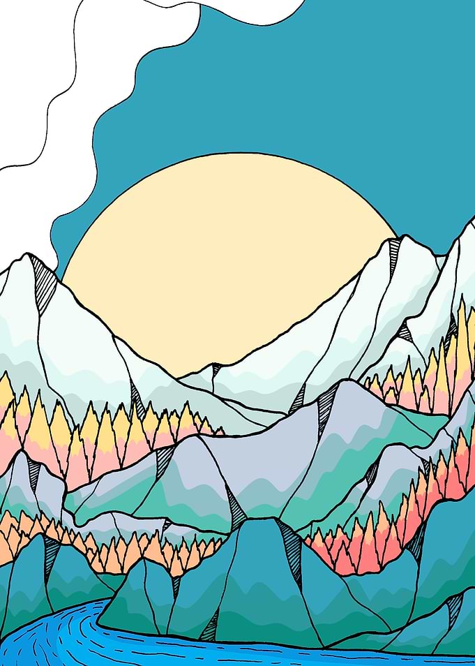 A mountain of forests