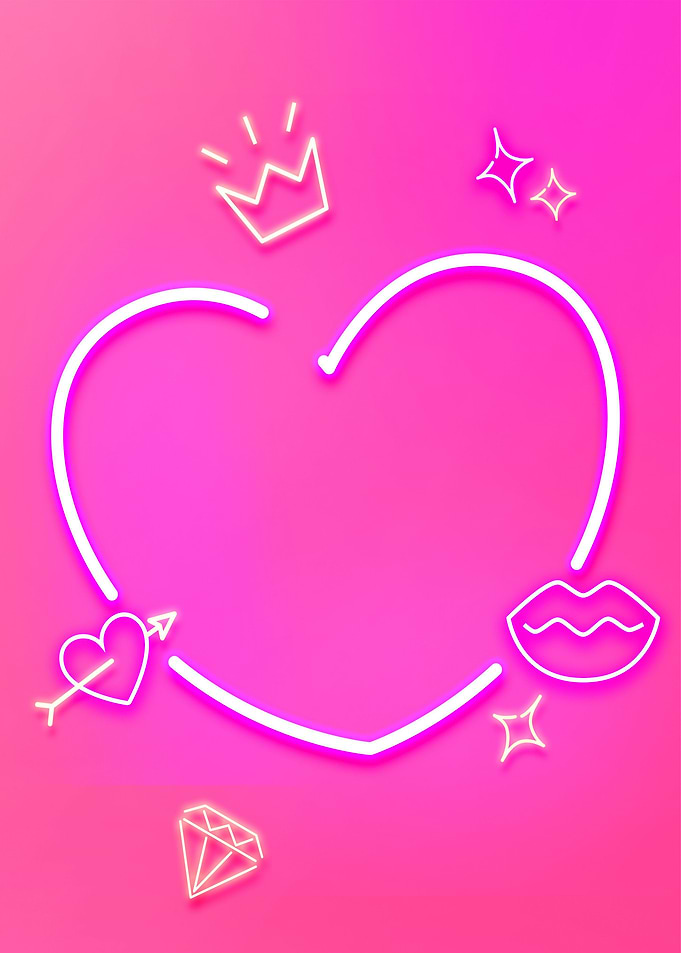 Love Heart neon