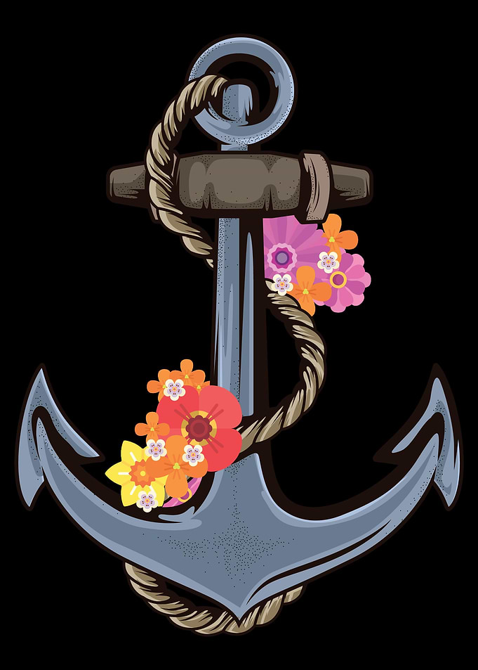 Anker Ship Flowers Seamen