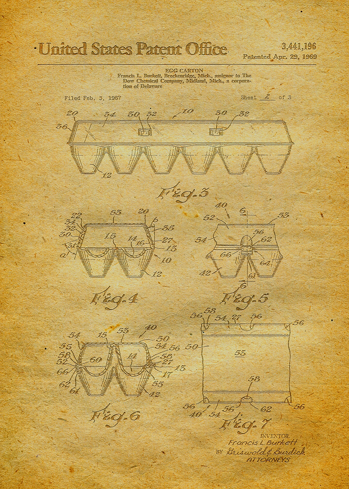 62 Egg Carton Patent