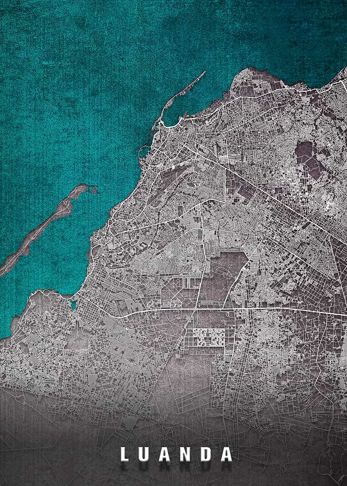 Luanda City Map Angola