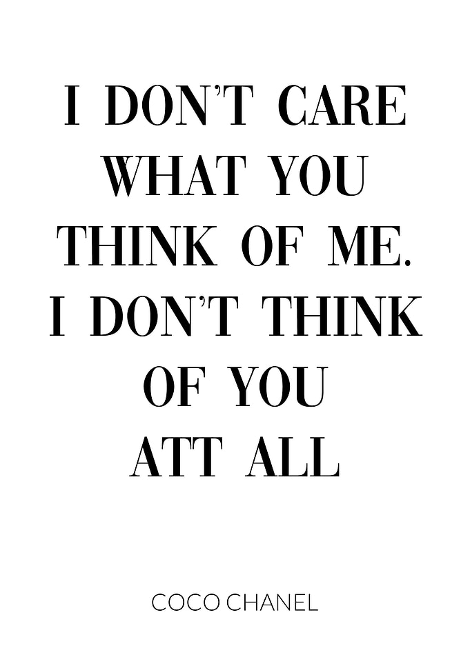 Coco Chanel Quote