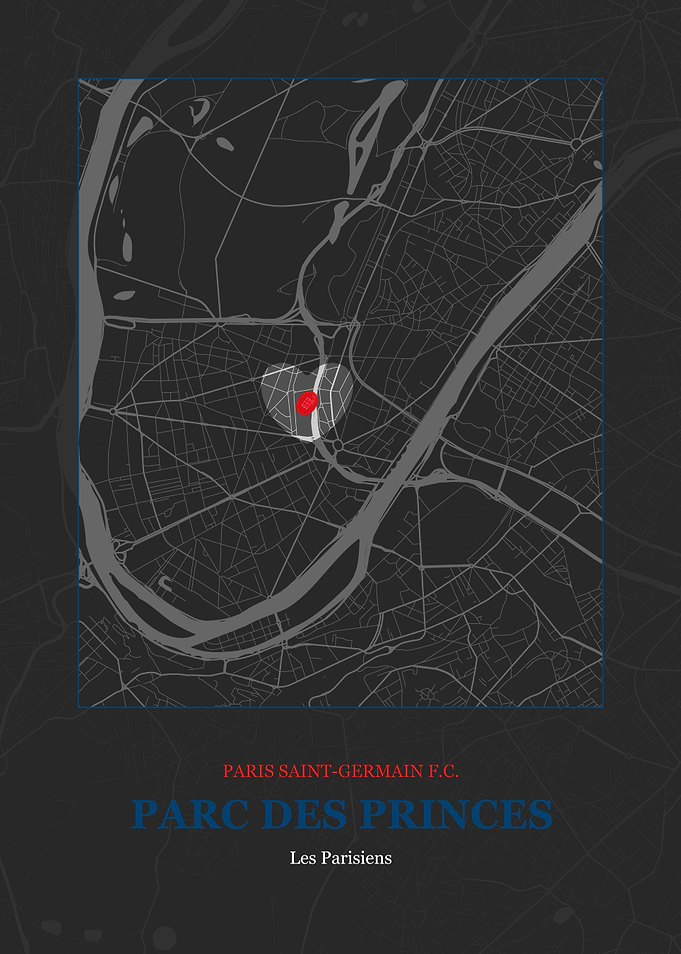 Parc des Princes Map