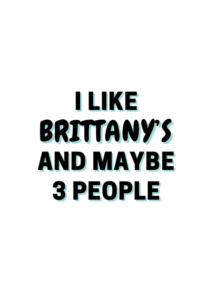 I Like Brittanys And