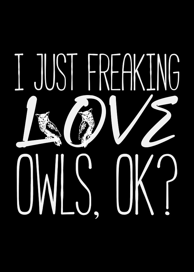 I Just Freaking Love Owls