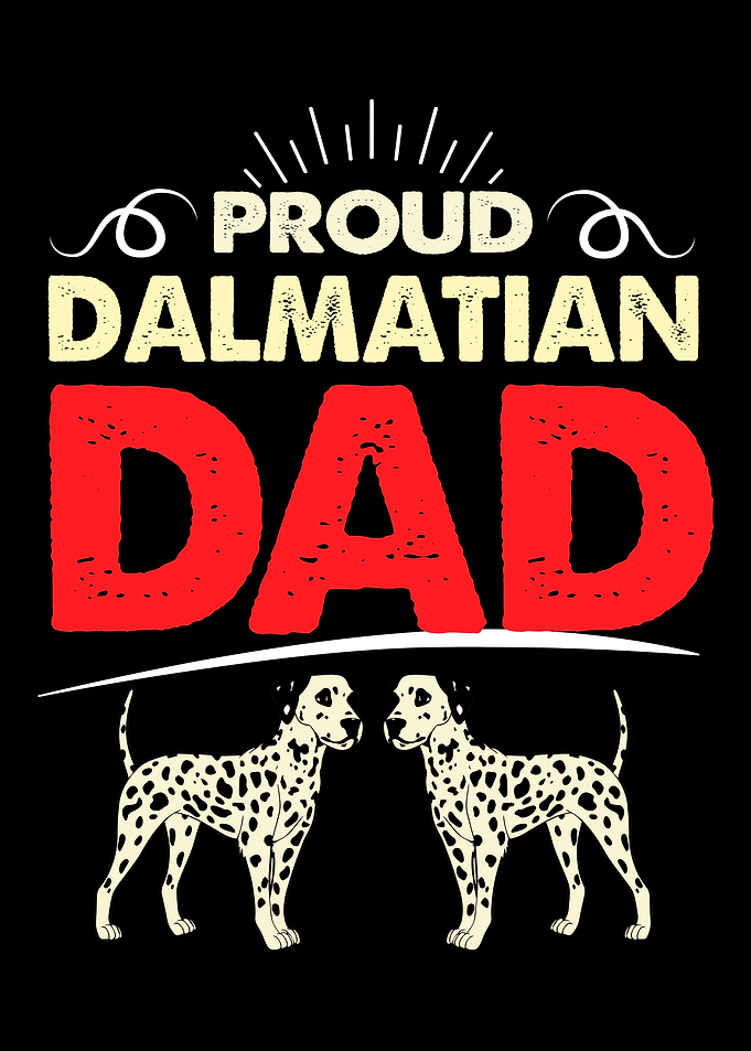 Dalmatian Proud Dad