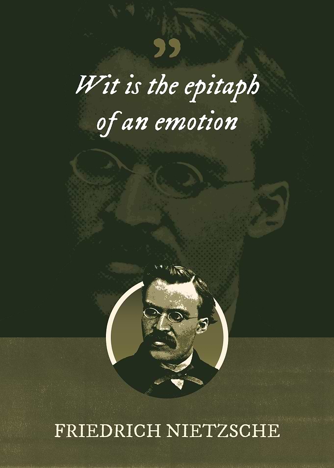 Wit is the epitaph of an