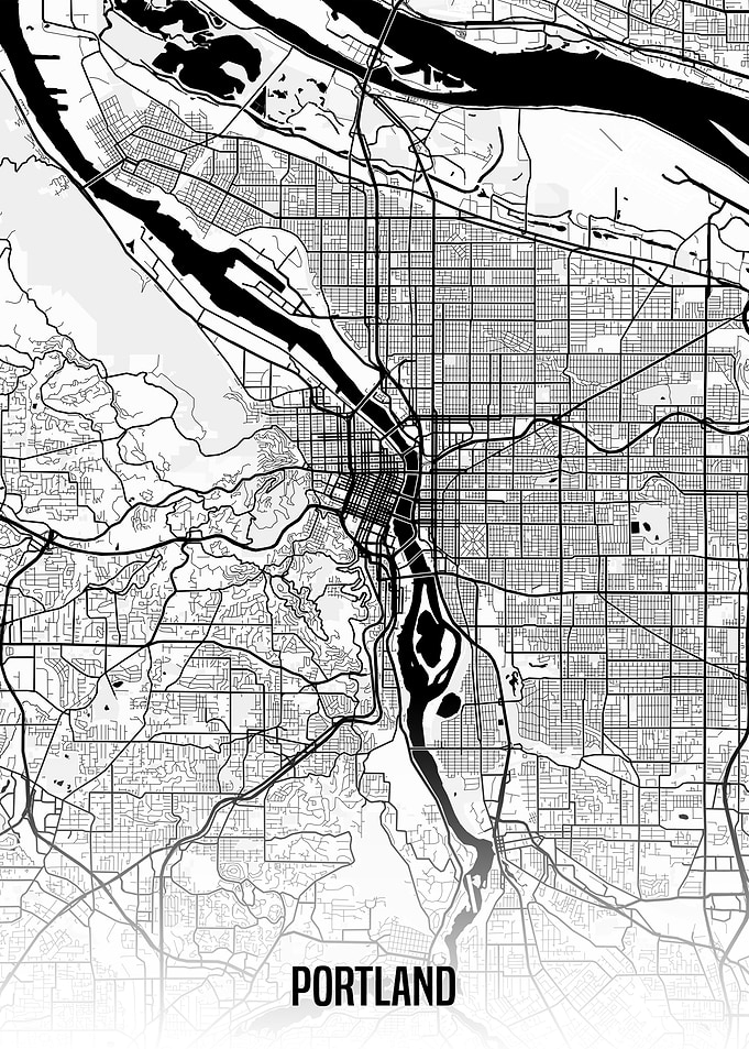 Portland map
