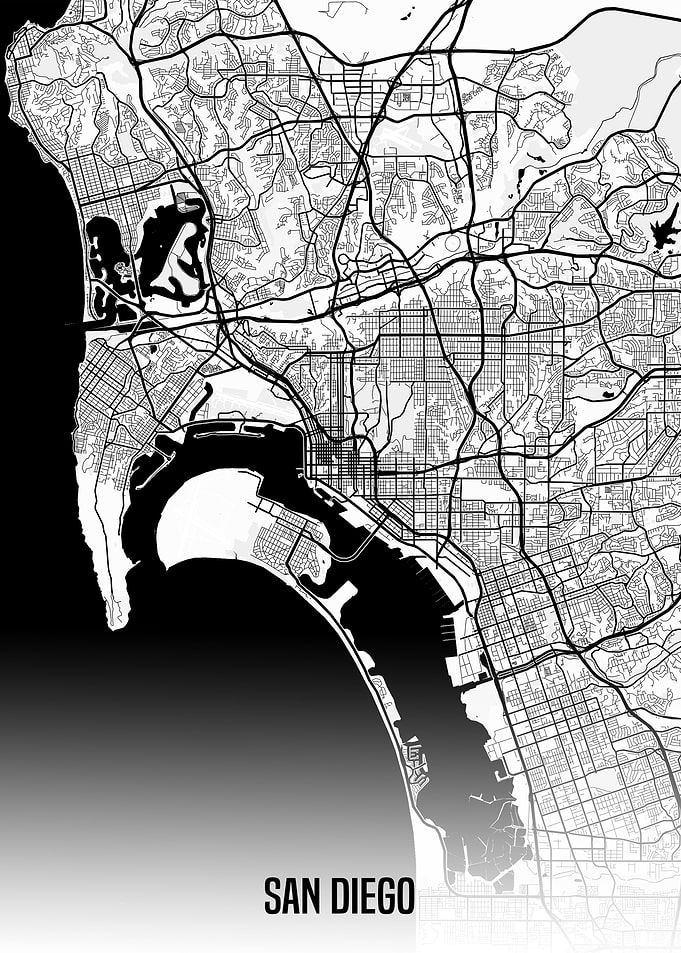 San diego map