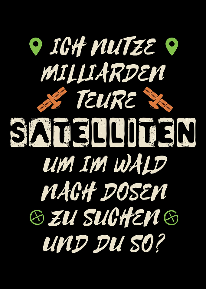 Geocache Spruch Motiv