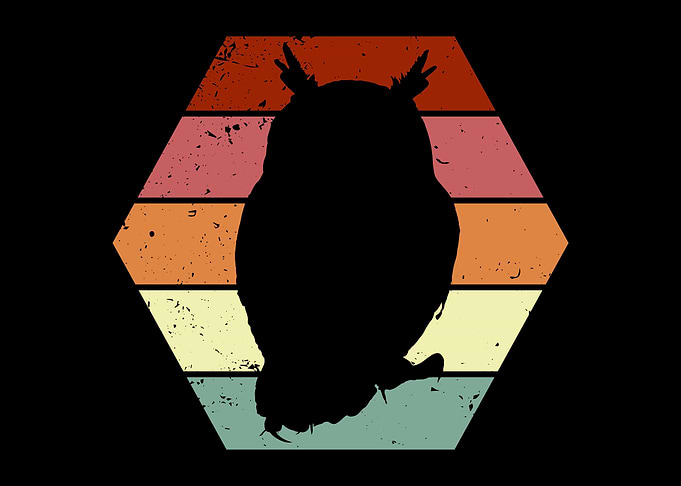 Vintage Owl Silhouette