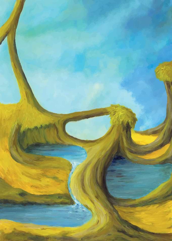 Abstract strange land 8