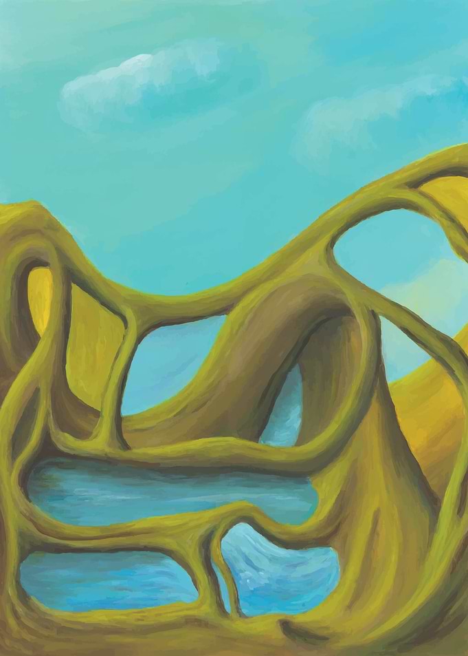 Abstract strange land 6
