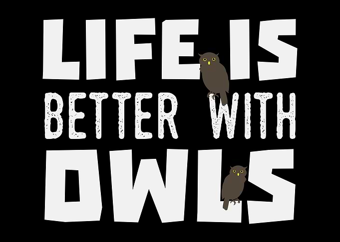 Owls Saying Joke Owl