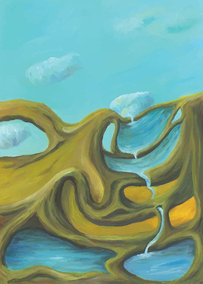 Abstract strange land 5