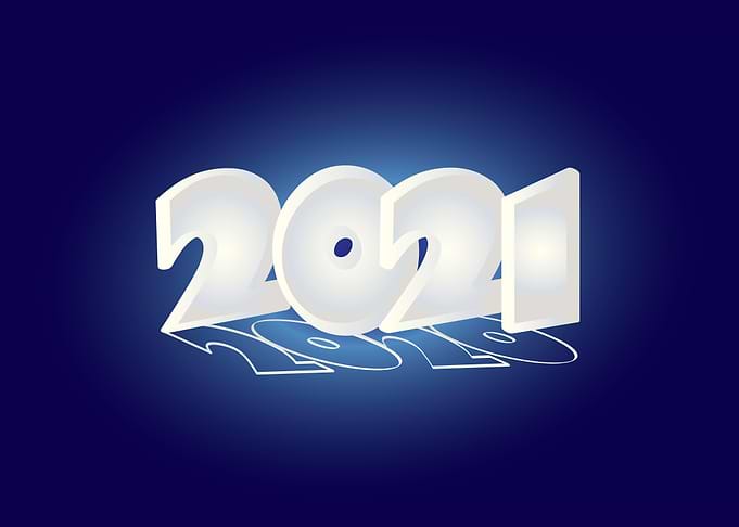 New Year shining