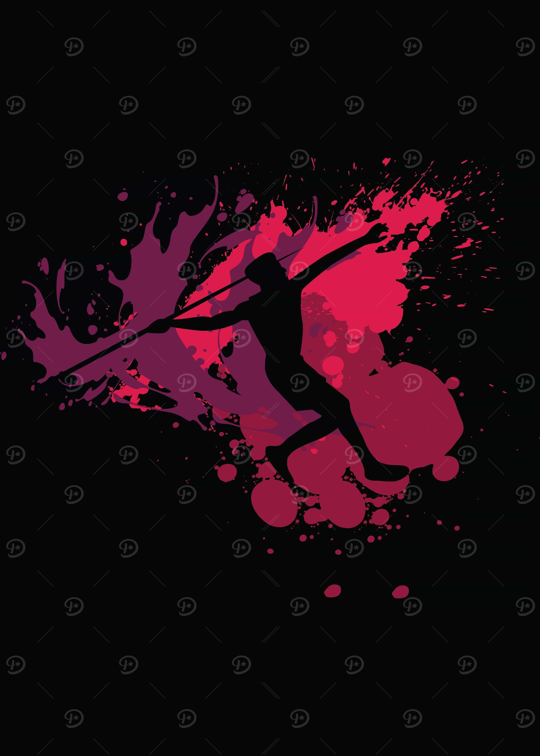 javelin sport poster