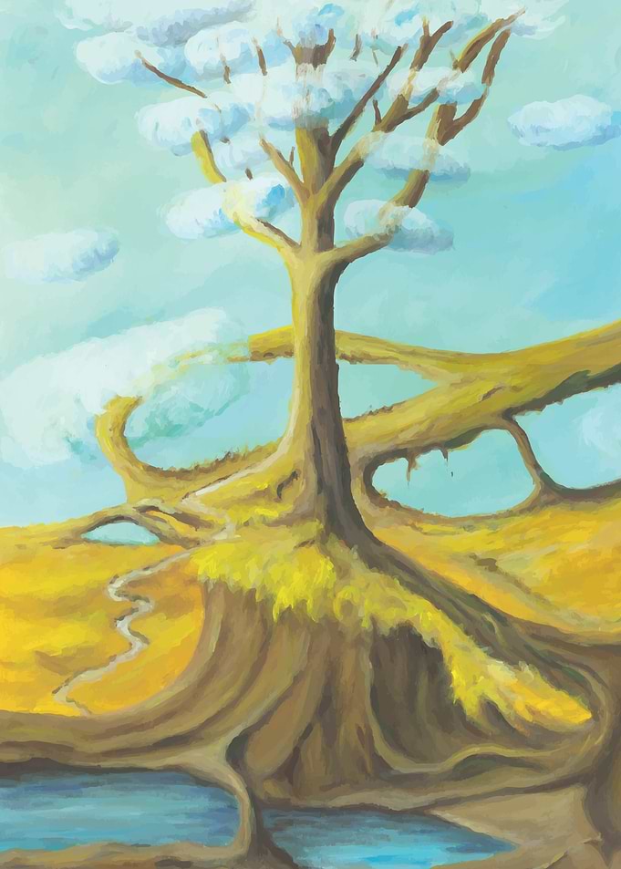 Abstract strange land 4