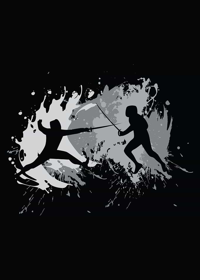 fencing battle
