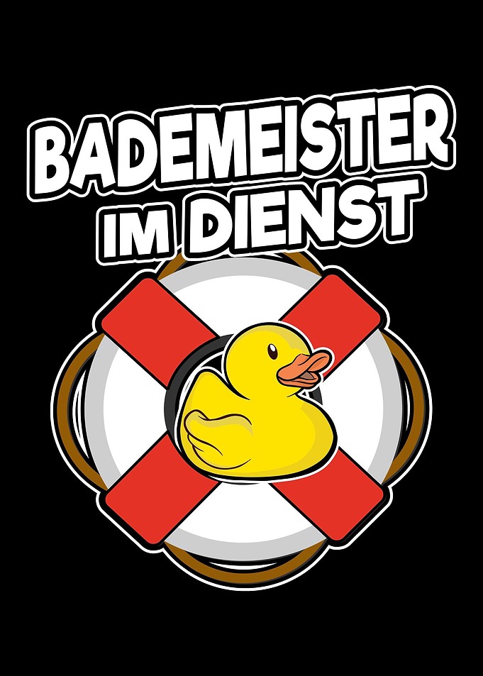 Bademeister im Dienst