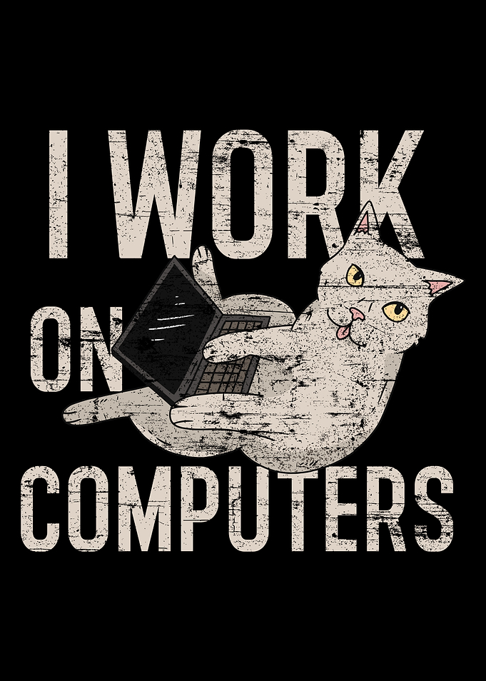 Geek Cats Saying