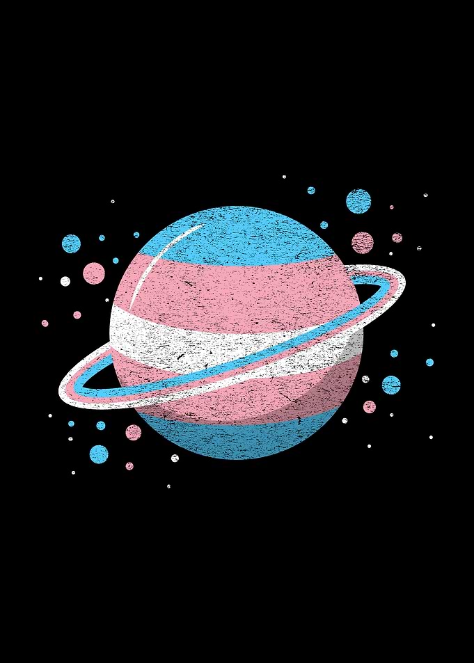 Space Planet Trans Pride