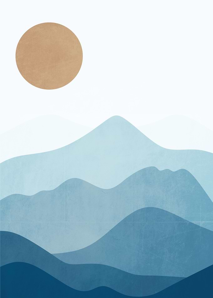 Blue sunset