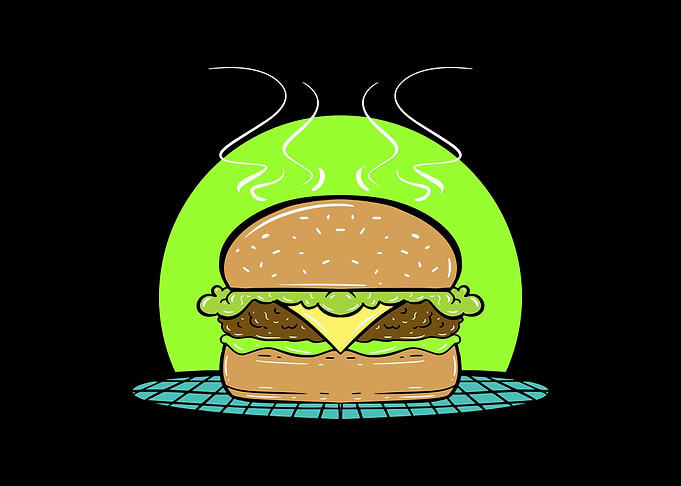 Retro Hamburger Gift