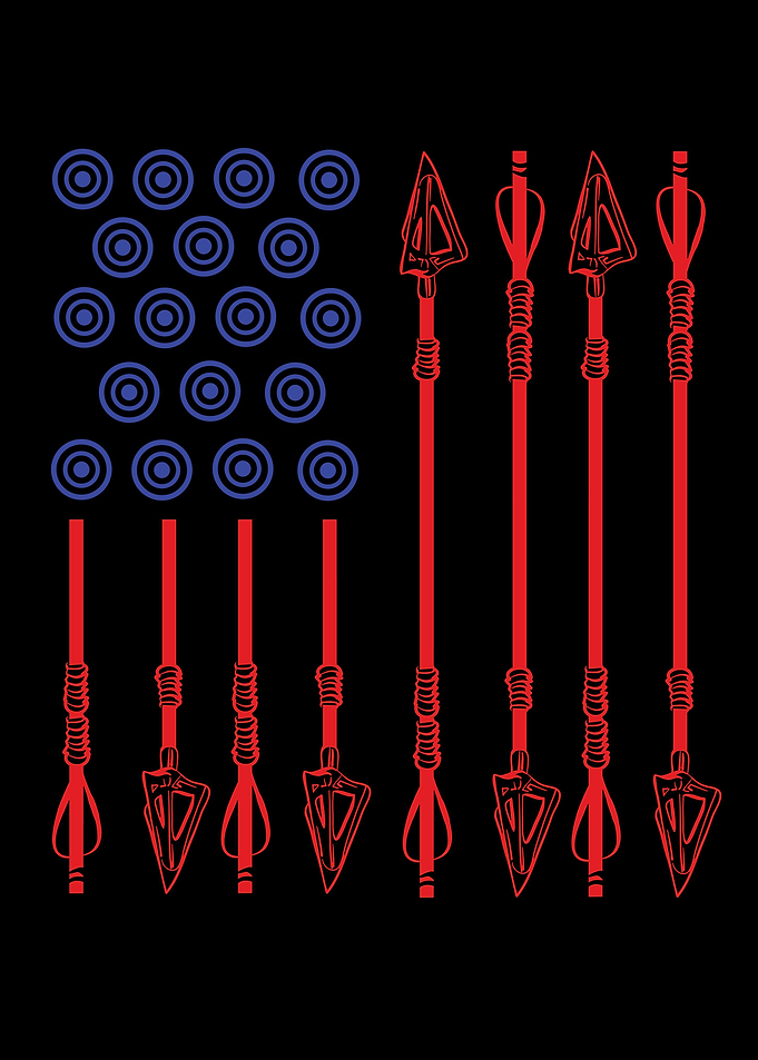 Archery USA Flag Design