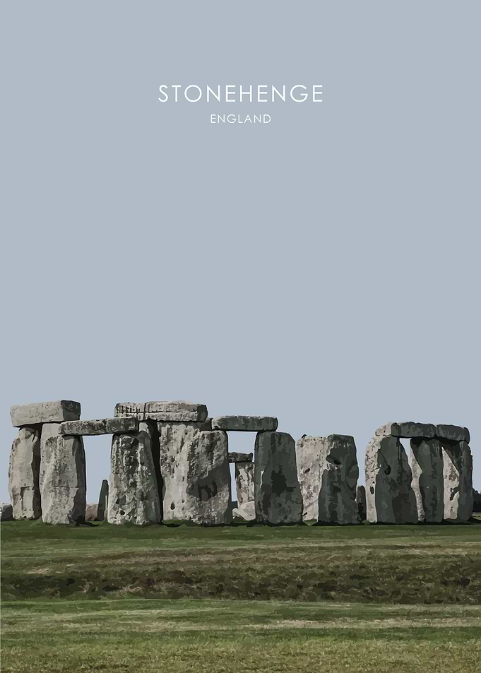Stonehenge Travel Artwork