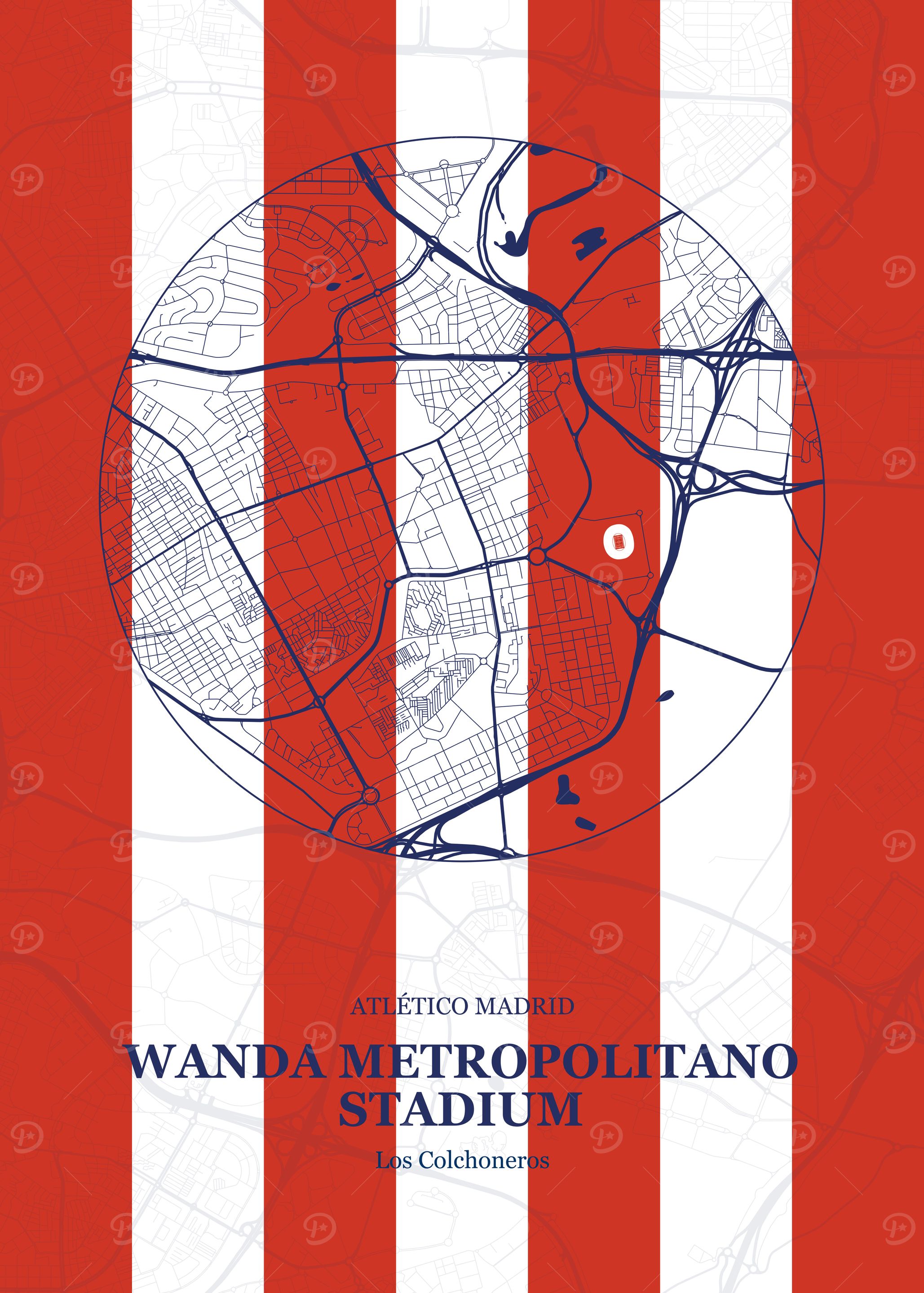Wanda Metropolitano Map
